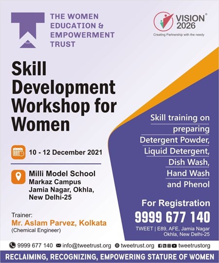 Skill Development Workshop for Women by TWEET