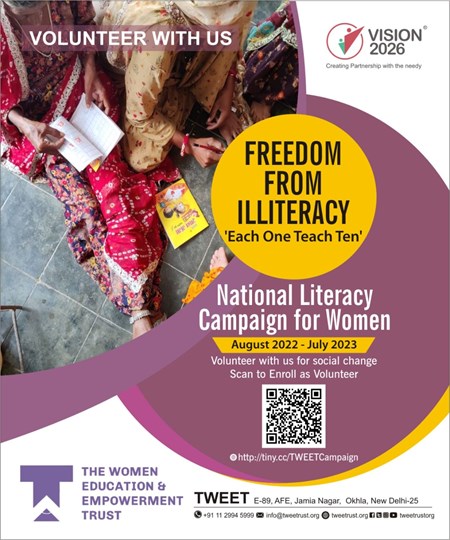 TWEET Launches National Level Literacy Campaign